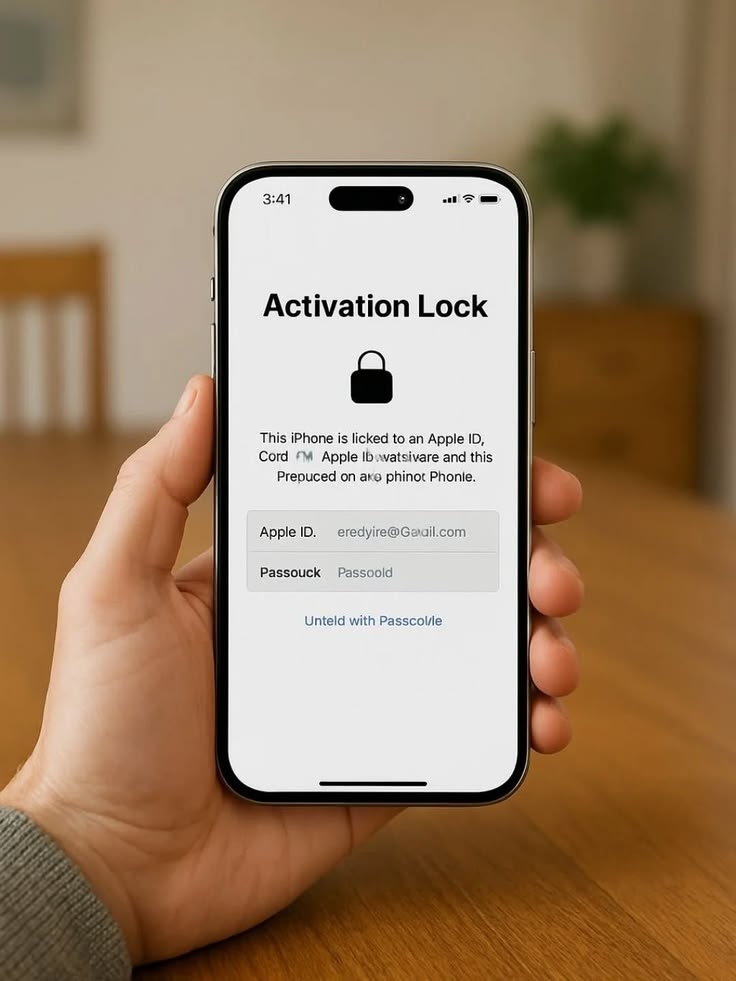 iphone bị khoá (lock)
